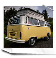 Volkswagen camper van hire Cornwall